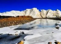 湖泊与雪山景区