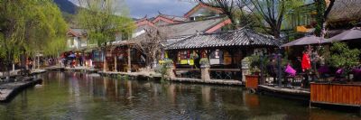 束河古镇青龙河