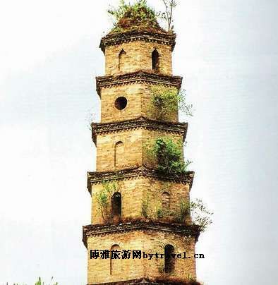 文明峰塔与华表峰塔