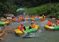 龙门水帘洞峡谷漂流